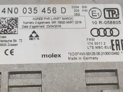 Second-hand car spare part electronic module for cupra leon 1.5 16v tsi act oem iam references 4n0035456d  4n0035456d