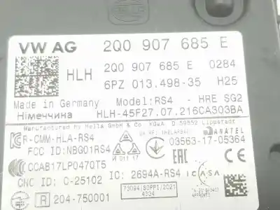 Автозапчастина б/у електронний модуль для cupra leon 1.5 16v tsi act посилання на oem iam 2q0907685e  6pz01349835