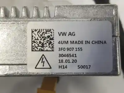 Автозапчастина б/у електронний модуль для cupra formentor 2.0 tsi посилання на oem iam 3f0907155  3f0907155