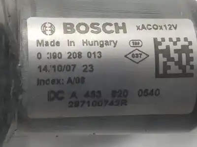 Автозапчастина б/у двигатель заднього склоочисника для smart forfour basis 52kw 453.042 посилання на oem iam a4538205800  287100742r