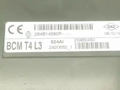 Автозапчастина б/у електронний модуль для smart forfour basis 52kw 453.042 посилання на oem iam 284b14580r  284b14580r