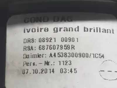 Автозапчастина б/у аератор для smart forfour 1.0 посилання на oem iam a538300900  687505081r