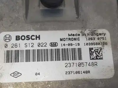 Автозапчастина б/у ебу контролер двигуна для smart forfour basis 52kw 453.042 посилання на oem iam 237105748r  0261s120022