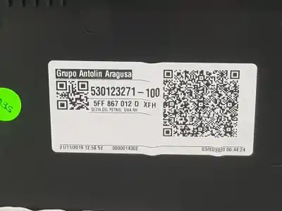 Автозапчастина б/у обработка передніх правіх дверей для cupra formentor 2.0 tsi посилання на oem iam 5ff867212j  5ff867212j