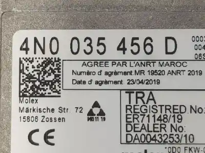 Автозапчастина б/у електронний модуль для cupra formentor 2.0 tsi посилання на oem iam 4n0035456d  4n0035456d