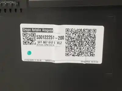 Автозапчастина б/у обработка передніх правіх дверей для cupra formentor dpca посилання на oem iam 5ff867012e  5ff867012e
