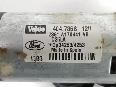 Автозапчасти б/у мотор заднего стеклоочистителя за ford fusion (ju_) 1.4 tdci ссылки oem iam 1422314  2s61a17k441ac