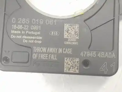 Автозапчасти б/у датчик угла поворота за nissan qashqai ii suv (j11, j11_) 1.5 dci ссылки oem iam 479454ba0a  0265019061