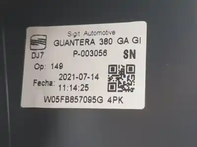 Автозапчастина б/у бардачок для cupra leon 1.5 16v tsi act посилання на oem iam 5fb857095g  5fb857095g