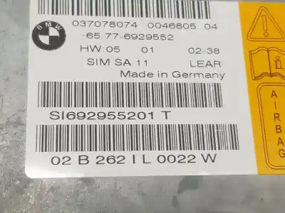 Автозапчасти б/у комплект подушки безопасности за bmw 7 (e65, e66, e67) 730 d ссылки oem iam   51457145821