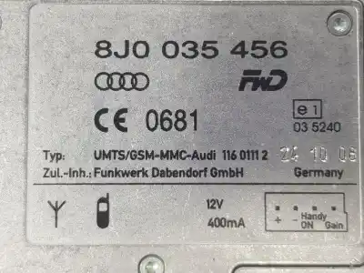 Автозапчастина б/у антенний підсилювач для audi q5 2.0 16v tfsi посилання на oem iam 8j0035456a  8j0035456