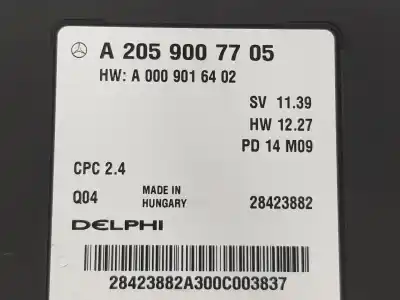 Second-hand car spare part electronic module for clase c clase c lim. 2.1 cdi oem iam references a2059007705  28423882