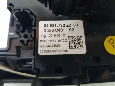 Second-hand car spare part multifunction switch for citroen jumpy spacetourer 2.0 blue-hdi fap oem iam references 98081732zd  98081732zd