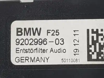 Автозапчастина б/у електронний модуль для bmw x3 (f25) 2.0 turbodiesel посилання на oem iam 9202996  65209202996