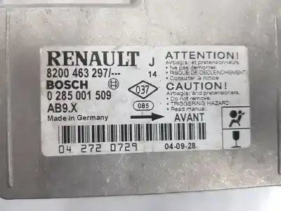 Автозапчастина б/у блок управління подушками безпеки для renault modus / grand modus (f/jp0_) 1.2 (jp0c jp0k fp0c fp0k fp0p jp0p jp0t) посилання на oem iam 8200463297  8200463297