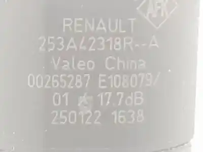 Автозапчасти б/у парковочный датчик за dacia duster (hm_) 1.3 tce 150 (hmm3) ссылки oem iam 253a42318r  00265287 Автозапчасти б/у парковочный датчик за dacia duster (hm_) 1.3 tce 150 (hmm3) ссылки oem iam 253a42318r  00265287