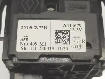 Автозапчастина б/у вимикач для dacia duster (hm_) 1.3 tce 150 (hmm3) посилання на oem iam 251902972r Автозапчастина б/у вимикач для dacia duster (hm_) 1.3 tce 150 (hmm3) посилання на oem iam 251902972r