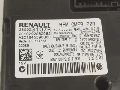 Автозапчастина б/у електронний модуль для dacia duster (hm_) 1.3 tce 150 (hmm3) посилання на oem iam 285903107r  285903107r Автозапчастина б/у електронний модуль для dacia duster (hm_) 1.3 tce 150 (hmm3) посилання на oem iam 285903107r  285903107r