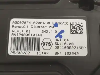 Автозапчастина б/у панель інструментів для dacia duster (hm_) 1.3 tce 150 (hmm3) посилання на oem iam 248091014r  248091014r Автозапчастина б/у панель інструментів для dacia duster (hm_) 1.3 tce 150 (hmm3) посилання на oem iam 248091014r  248091014r