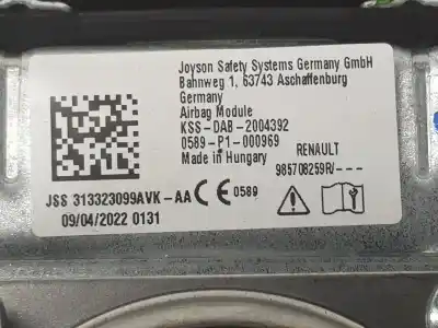 Автозапчасти б/у комплект подушки безопасности за dacia duster (hm_) 1.3 tce 150 (hmm3) ссылки oem iam   681009525r Автозапчасти б/у комплект подушки безопасности за dacia duster (hm_) 1.3 tce 150 (hmm3) ссылки oem iam   681009525r