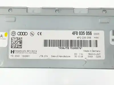 Автозапчасти б/у gps-навигационная система за audi q5 2.0 16v tfsi ссылки oem iam 4f0035056  4f0035056