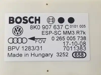 Peça sobressalente para automóvel em segunda mão sensor por audi q5 2.0 16v tfsi referências oem iam 8k0907637  0265005738