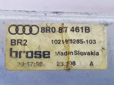 Автозапчастина б/у регулятор вікна передній лівий для audi q5 2.0 16v tfsi посилання на oem iam 8r0837461f  8r0837461b