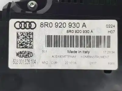 Peça sobressalente para automóvel em segunda mão quadrante por audi q5 2.0 16v tfsi referências oem iam 8r0920930a  503001526104