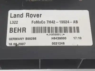 Автозапчастина б/у вентилятор опалення для land rover range rover (lm) 3.6 td v8 посилання на oem iam 7h4219924ab  jnb500011