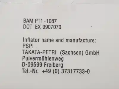 Автозапчастина б/у комплект подушки безпеки для land rover range rover (lm) 3.6 td v8 посилання на oem iam   