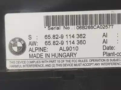 Second-hand car spare part multifunction display for bmw 3 touring (e91) 320 d oem iam references 65829114362  9114362