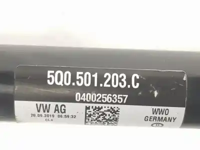 Автозапчасти б/у задняя левая трансмиссия за cupra formentor 2.0 tsi ссылки oem iam 5q0501203c  5q0501203c