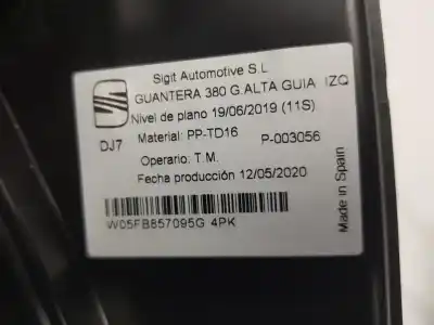 Автозапчастина б/у бардачок для cupra formentor 2.0 tsi посилання на oem iam 5fb857095g  5fb857095g
