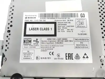 Автозапчасти б/у gps-навигационная система за nissan qashqai ii suv (j11, j11_) 1.5 dci ссылки oem iam 25915hv04a  25915hv04a