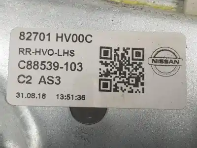 Автозапчасти б/у регулятор стекла заднего левого за nissan qashqai ii suv (j11, j11_) 1.5 dci ссылки oem iam 82701hv00c  82701hv00c