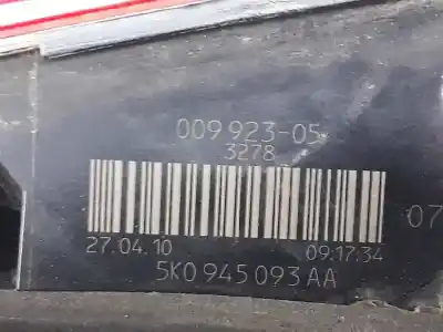 Автозапчастина б/у лівий задній ліхар в дверях для volkswagen golf vi variant (aj5) 1.6 tdi dpf посилання на oem iam 5k0945093aa  5k0945093aa