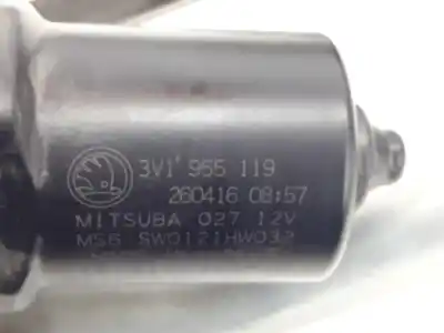 Автозапчастина б/у двигатель передніх склоочисників для skoda superb 1.4 16v tsi посилання на oem iam 3v1955023a  a0076004