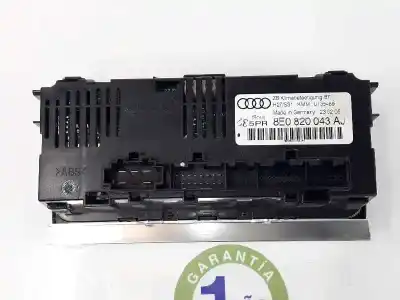 Автозапчастина б/у клімат-контроль для audi a4 b7 avant (8ed) 2.0 tdi 16v посилання на oem iam 8e0820043aj  8e0820043bj
