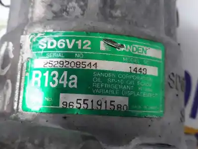 Автозапчастина б/у компресор кондиционера для peugeot 307 cc (3b) 2.0 16v посилання на oem iam 9655191580  9655191580