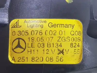 Second-hand car spare part right fog light for clase c clase m 3.0 cdi oem iam references a2518200856  a2518200856