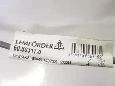 Second-hand car spare part rear left window regulator for bmw 3 touring (e91) 325 d oem iam references 51357140589  7140589