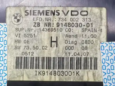 Peça sobressalente para automóvel em segunda mão quadrante por bmw 3 touring (e91) 325 d referências oem iam 62109148030  9148030