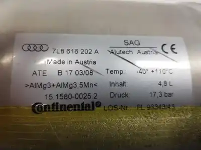 Автозапчасти б/у центральный амортизатор аккумулятора за audi q7 (4l) 4.2 v8 32v tdi biturbo 326 cv / 240 kw ссылки oem iam 7l8616202a  7l8616202a