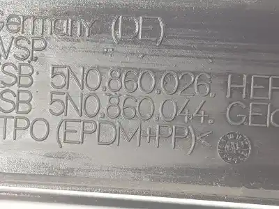 Автозапчастина б/у бруски для даху для volkswagen tiguan (5n_) 2.0 tdi посилання на oem iam 5n0860026h