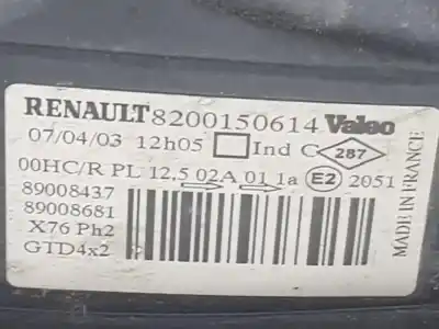 Автозапчастина б/у права фа для renault kangoo (kc0/1_) 1.5 dci (kc07) посилання на oem iam 8200150614  8200150614