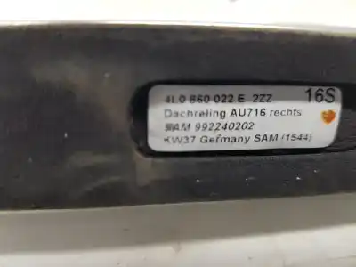 Автозапчастина б/у бруски для даху для audi q7 (4l) 3.0 v6 24v tdi посилання на oem iam 4l0860022e  4l0860022n