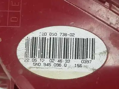Автозапчастина б/у правий ліхтар для volkswagen tiguan (5n_) 2.0 tdi посилання на oem iam 5n0945096q
