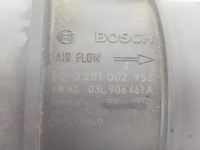 Автозапчастина б/у витратомір повітря для volkswagen tiguan (5n_) 2.0 tdi посилання на oem iam 03l906461a