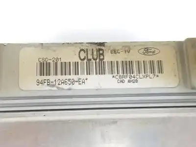 Peça sobressalente para automóvel em segunda mão centralina de motor uce por ford fiesta berl./courier si referências oem iam 94fb12a650ea 94fb12a650ea 