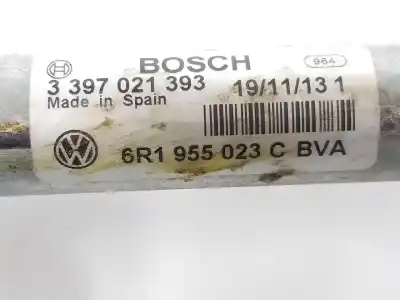 Second-hand car spare part front windshield wiper motor for volkswagen polo v (6r1, 6c1) 1.6 tdi oem iam references 6r1955023c